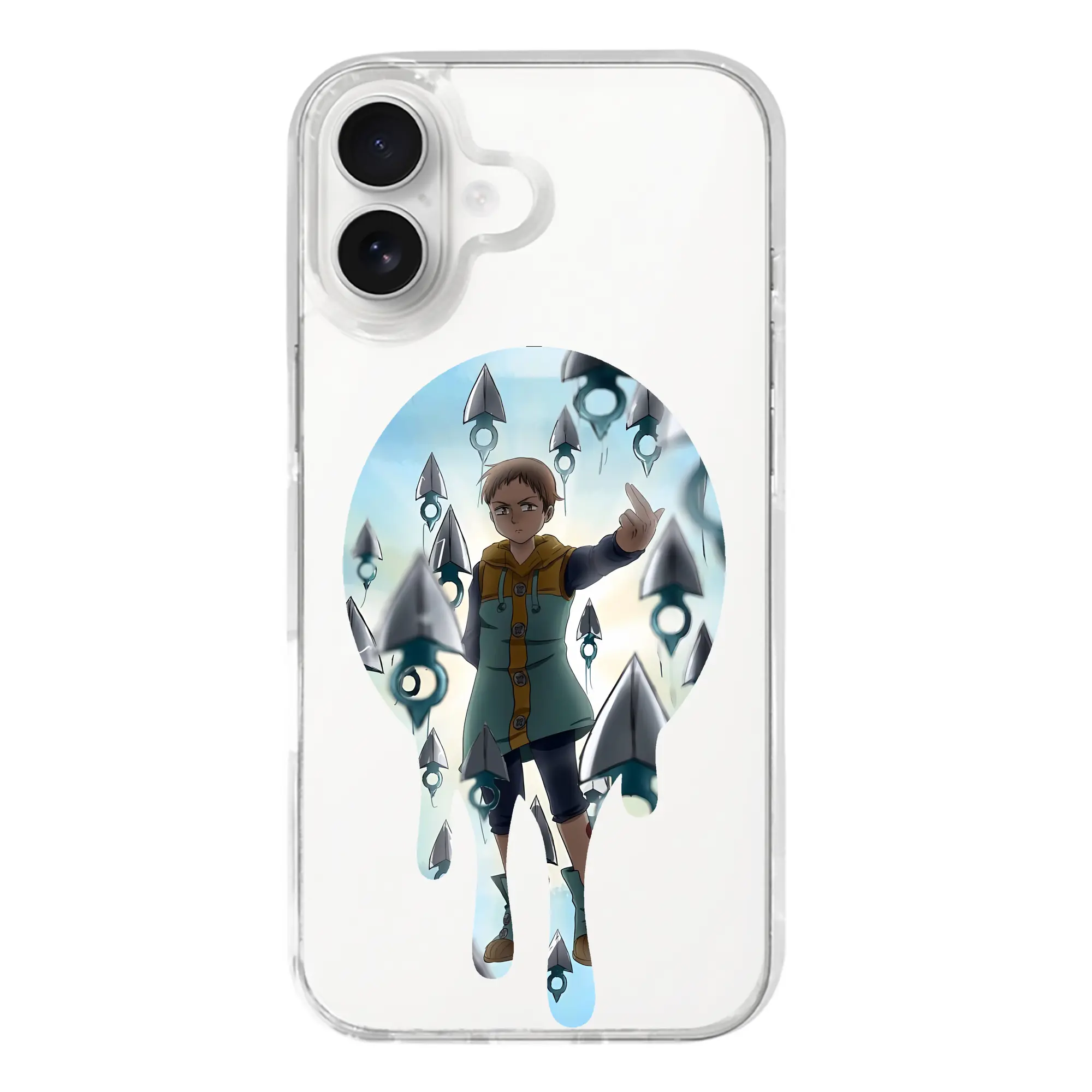 七つの大罪 グッズ キング - iPhone 17シリーズ 透明スマホケース – 薄型・耐衝撃・精密フィット保護カバー